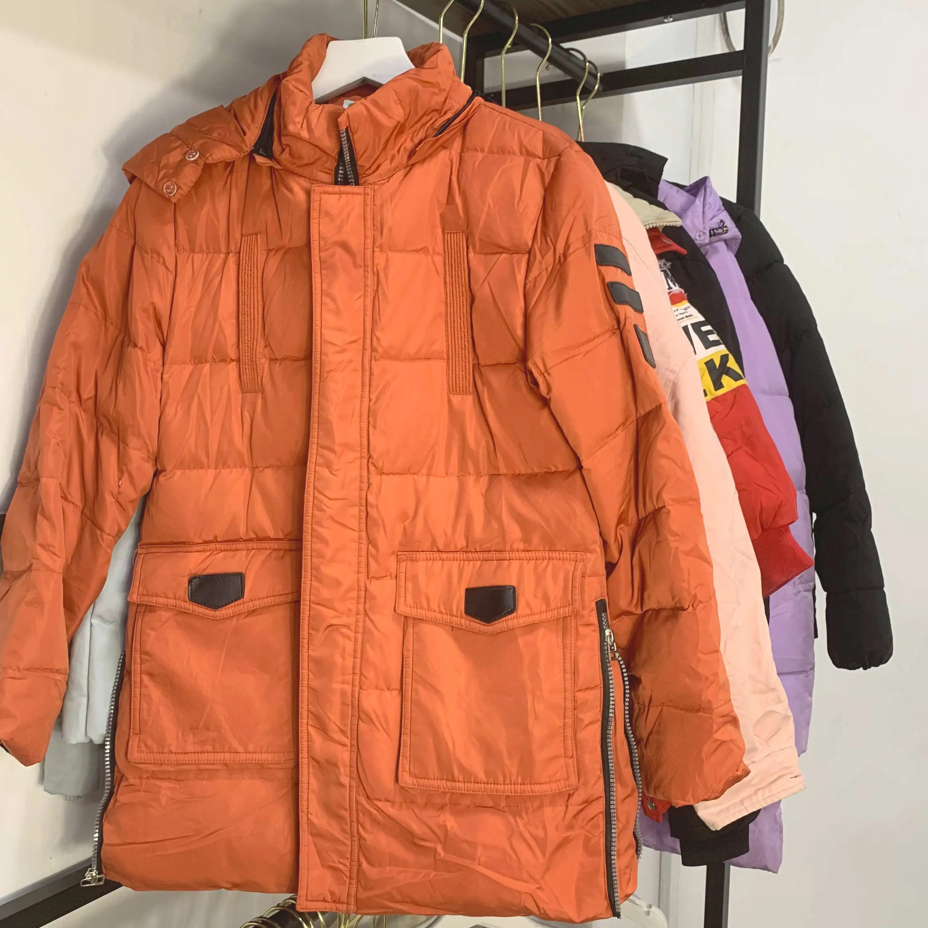 Wholesale Mixed Color Used Ladies Used Jacket Winter Used Winter