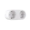 great value for its price16A dual smart wifi power plug can be controlled by multiple users 2 outlets wifi smart plug EU