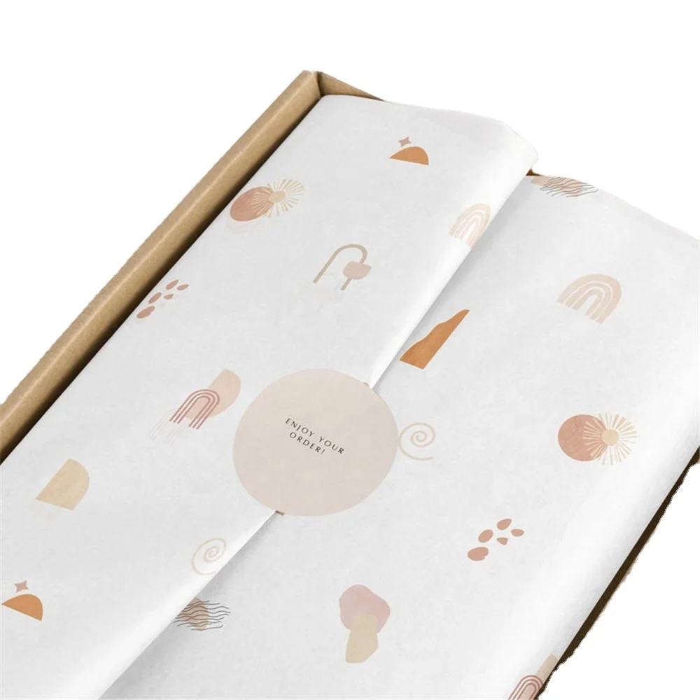 
Biodegradable Custom Free Design Gift Packaging Wrapping Tissue Paper 