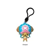 POPULAR FIGURINE PLASTIC TOY GIFT SET GAME 3D MOVIE CARTOON CHARACTER IMAGE ONE PIECE CLIP BAG KEY RING FOR HANGING