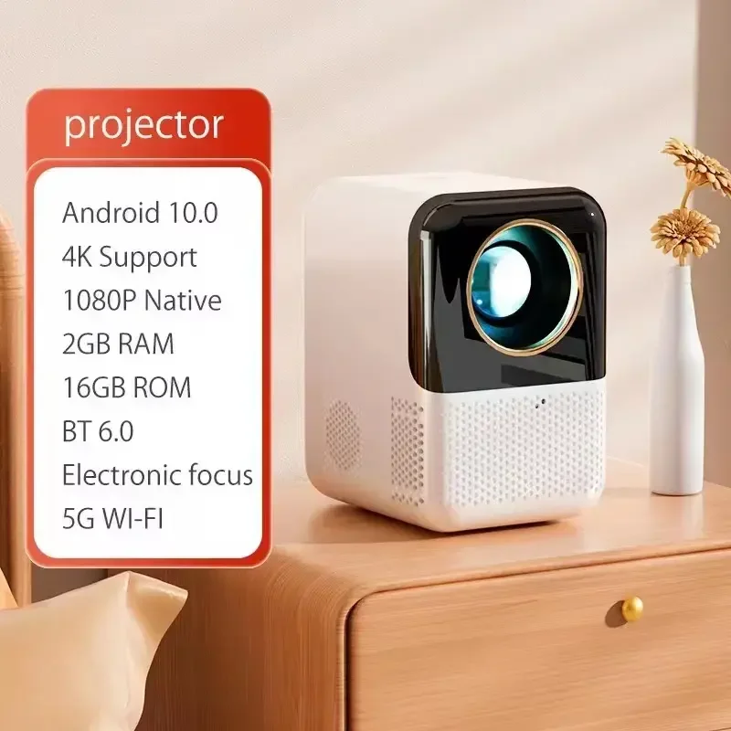 2025 Project 2m Realtek 8822/8723 2.4G/5G Led Projector X10