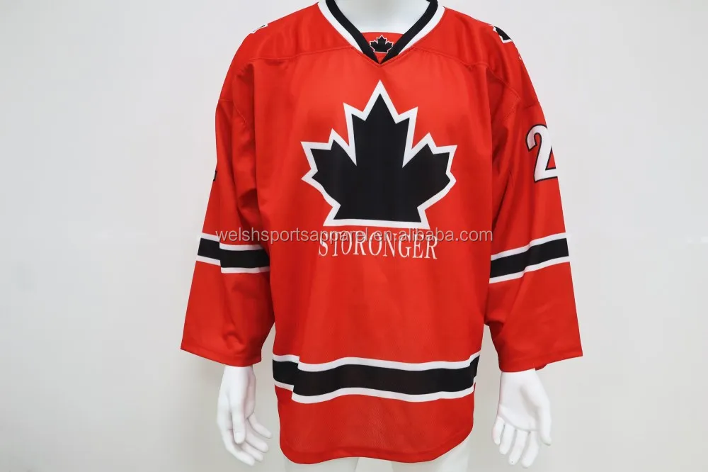 Source Custom Hockey Jersey Best Price Sublimation Maple Leaf Canada Ice Hockey  Jersey on m.