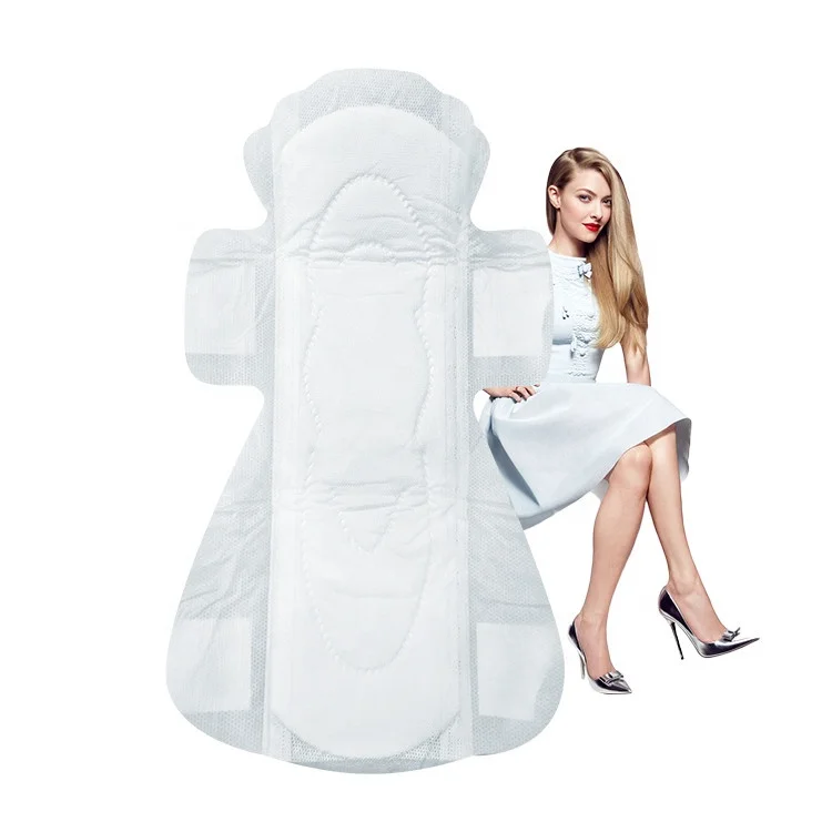 Ecofriendly 100 Biodegradable Sanitary Pads Organic Cotton Menstrual Lady Napkin