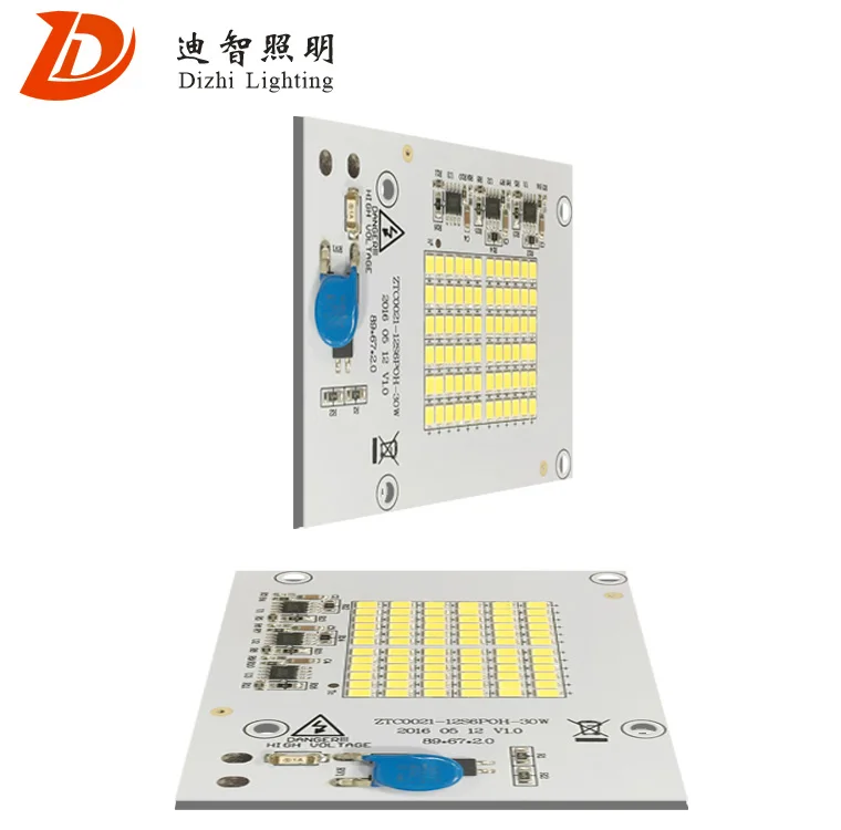 China  pcb dob factory 50w  driverless 220v ac led chip led 6000k grow light  or  flood light