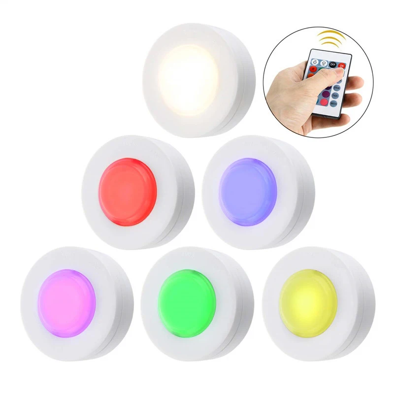 13Color large size Creative Dimmer Patter RGB infrared color remote control cabinet lamp