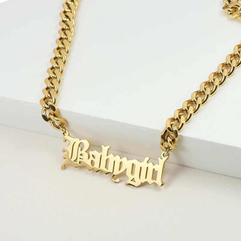 Babygirl Kalung Baja Antikarat 18k 
