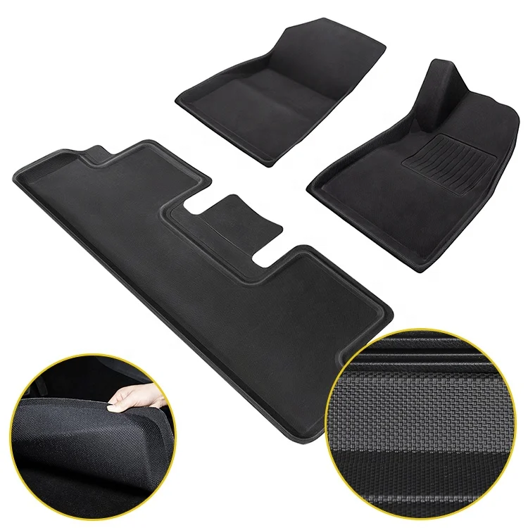 Waterproof,Kick And Scratch Resistant Car Floor Tpr Mats Wholesale