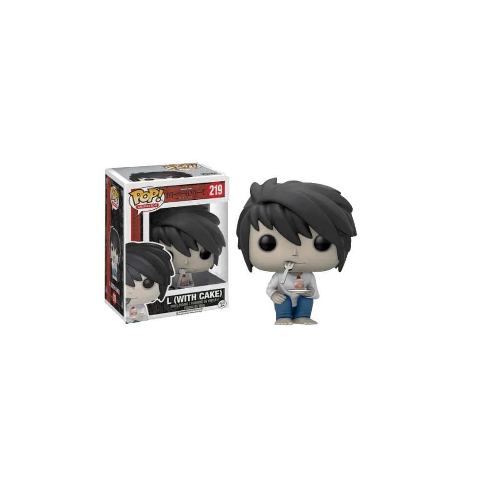 Funko Pop Death Note 219# L With Cake Animation Action Figure Vinyl  Figurine Collection Model Toys Cute Doll Gift - Buy Death Note L,Funko Pop, Death Note Product on 