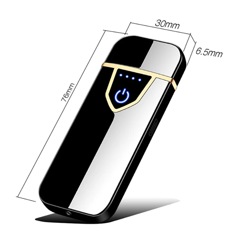 Touchscreen Rechargeable Electric Led Coil Flameless Usb Wholesale Lighter Buy Flameless