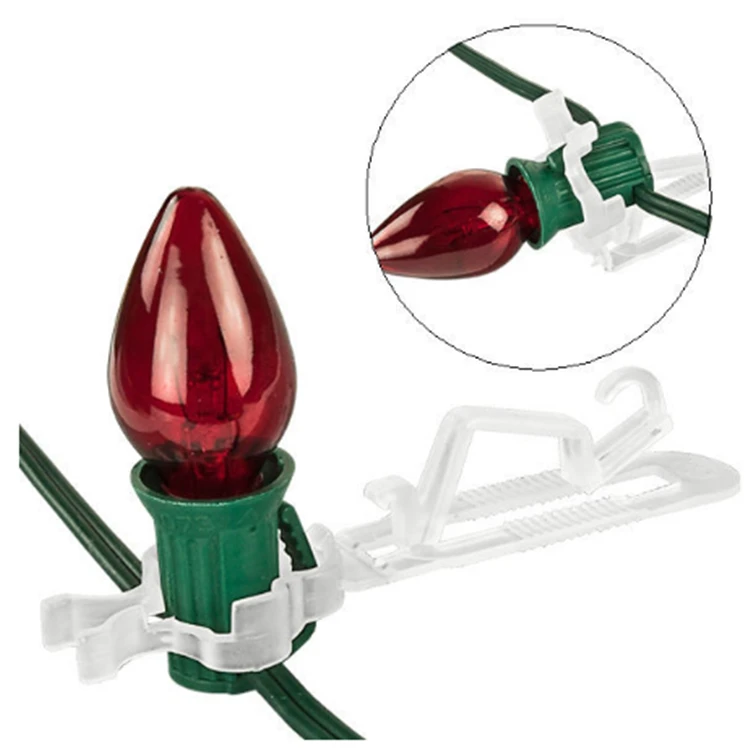 Best Gutter Christmas Light Clip For C7 C9 Lamp Sockets Buy Best
