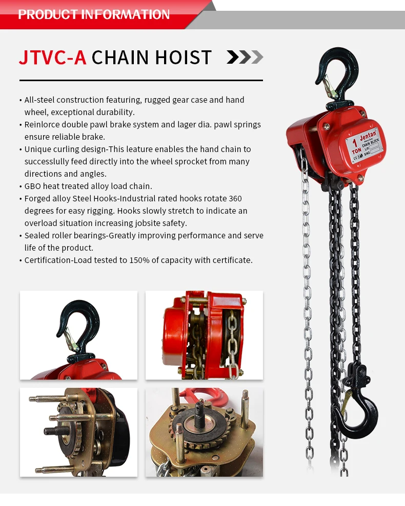 Manual Hoist Manufacturer Harbor Freight Chain Coffing Hoist 5 Ton