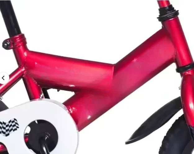 product 12 inch steel single speed 4 wheel ride on kids bike for 3 8 year old boys and girls-5