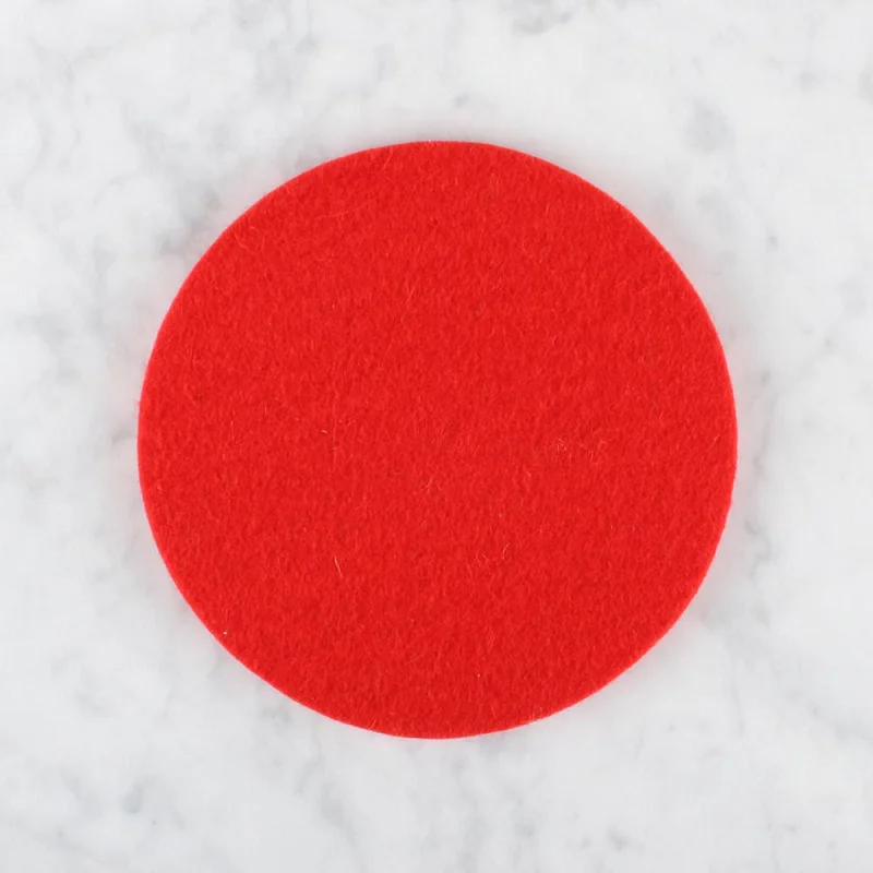 Brand new felt absorbent ceramic coasters