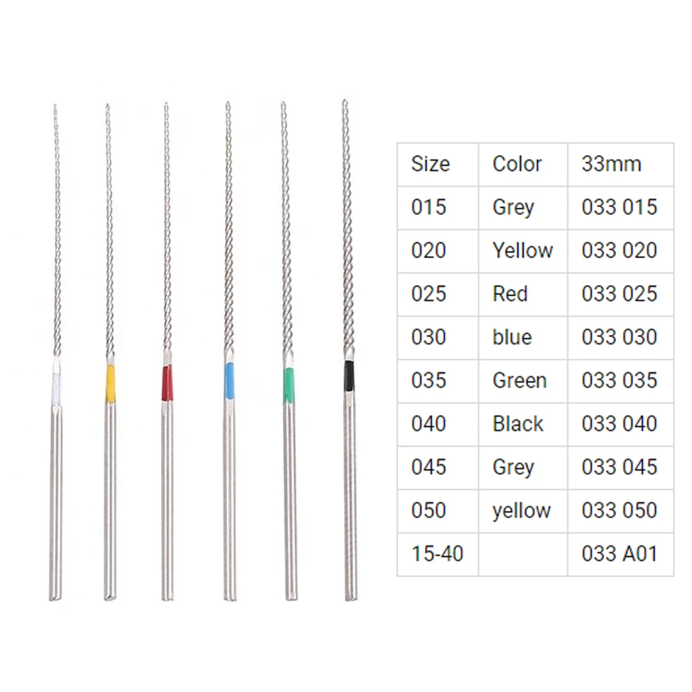 U Files For Ultrasonic teeth Files hand root canal file NITI stainless  steel supplier