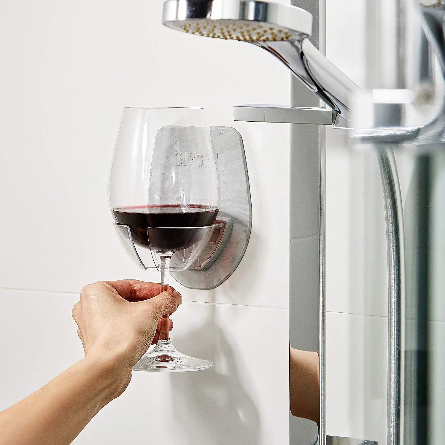 Watt Plastic Wine Glass Holder Bath Shower Red Wine Glass Strong Wine Glass Storage Rack Kitchen