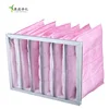 HVAC system air conditioner pocket filters clean room medium bag synthetic fiber air filter