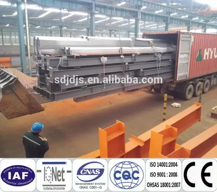 details main steel structure frame use steel pallet , roof and