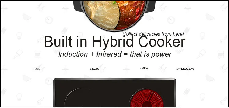 Built in hybrid cooker 1