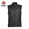 men's waistcoat filled with fake down for winter sleeveless jacket/gilet