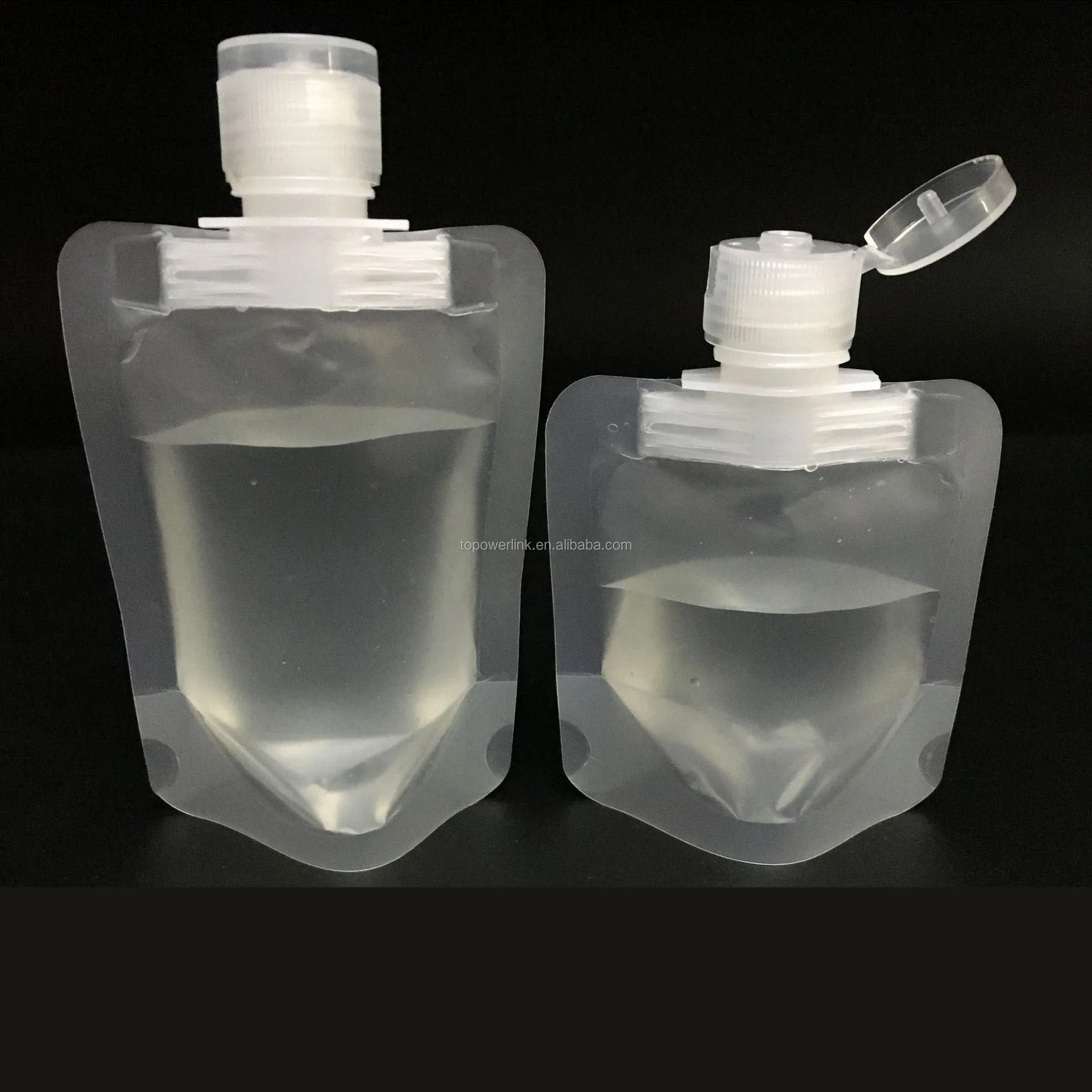 30ml 50ml 100ml Spout Pouch Bag Stand Up Liquid Pouch With Spout The ...