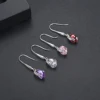 ROMANTIC 2019 wholesale custom korean fashion earrings 925 cubic zircon earrings party silver earrings