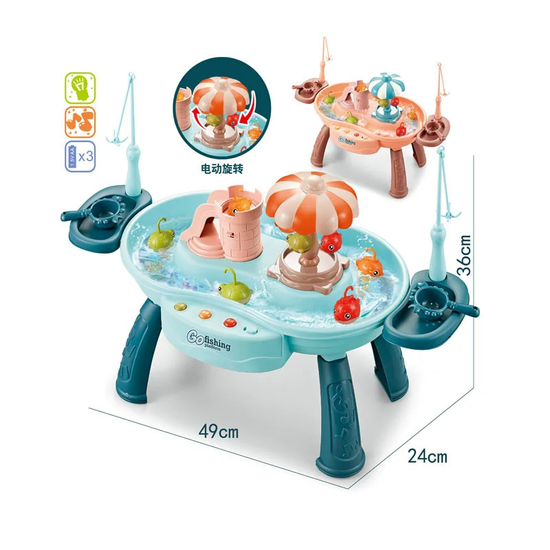 Educational Toy Fishing Game Water Table For Toddlers 13 Small Water Play Table For Kids