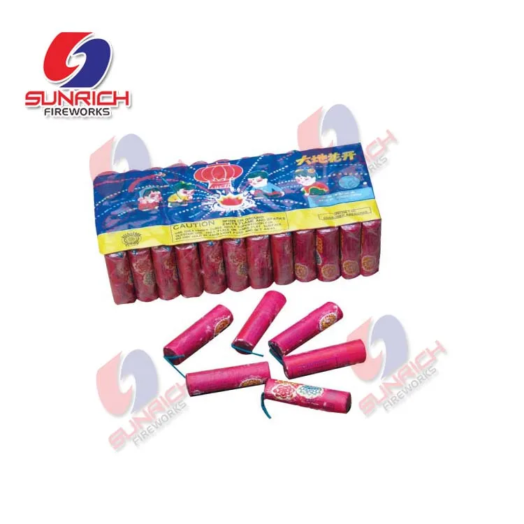 0901c Crackling Ground Bloom Flower Fireworks With Spinner For Chidren