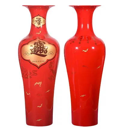 Hand Painted Ceramic Tall selling Vase color vase