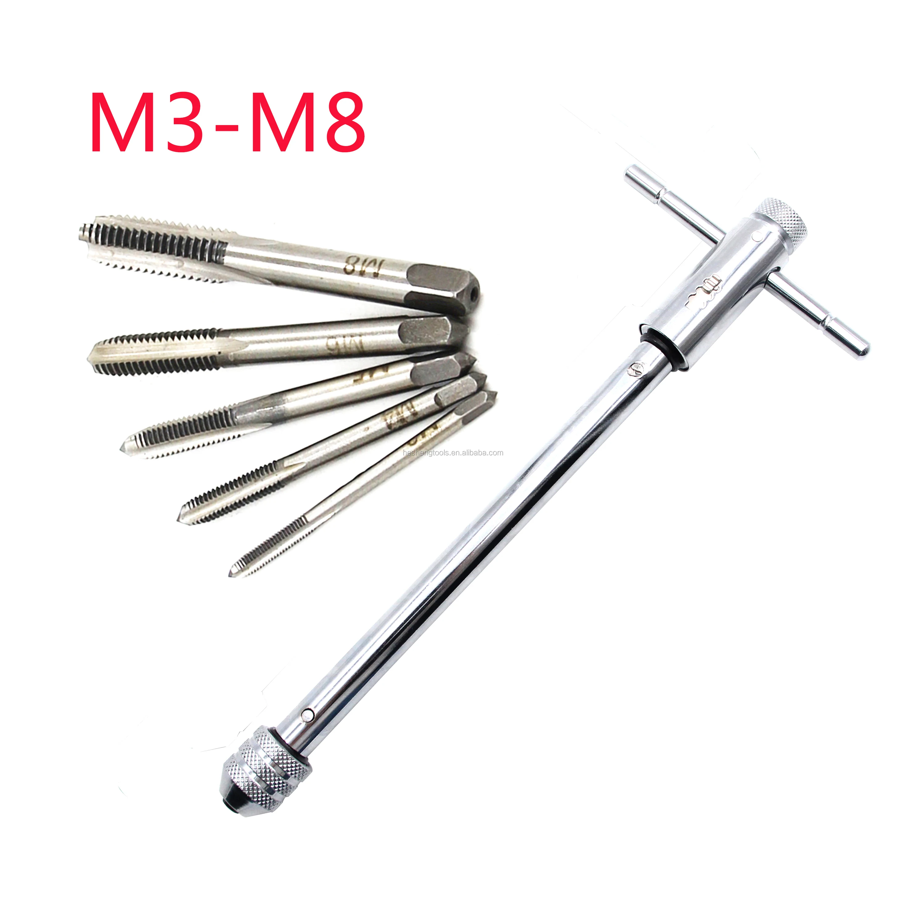Hss M3m8 M5m12 Adjustable Reverse Thandle Ratchet Wrench Tap