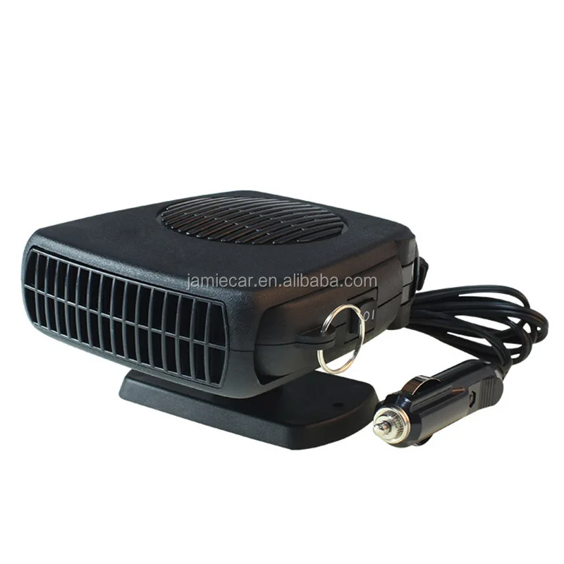 White DeepRoar Car Heater Fan 12V Portable Defroster Defogger for Fast Heating Cooling 