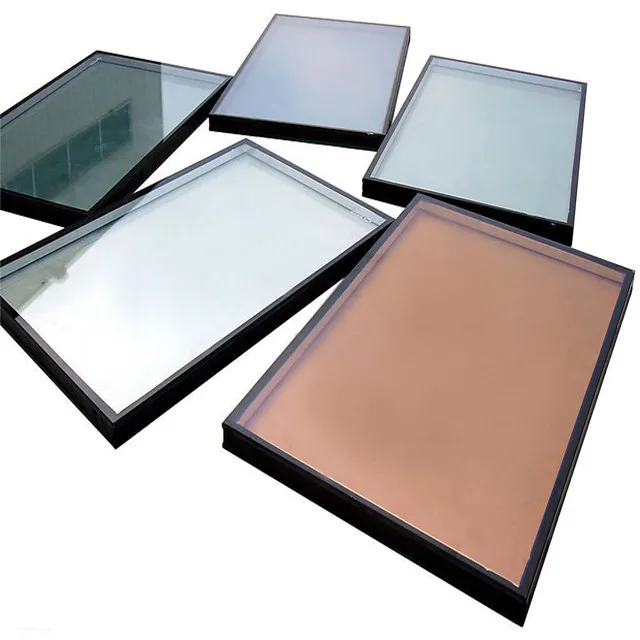 Single Double Triple Silver Low-E Insulated Glass Double Glazing Insulating IGU DGU