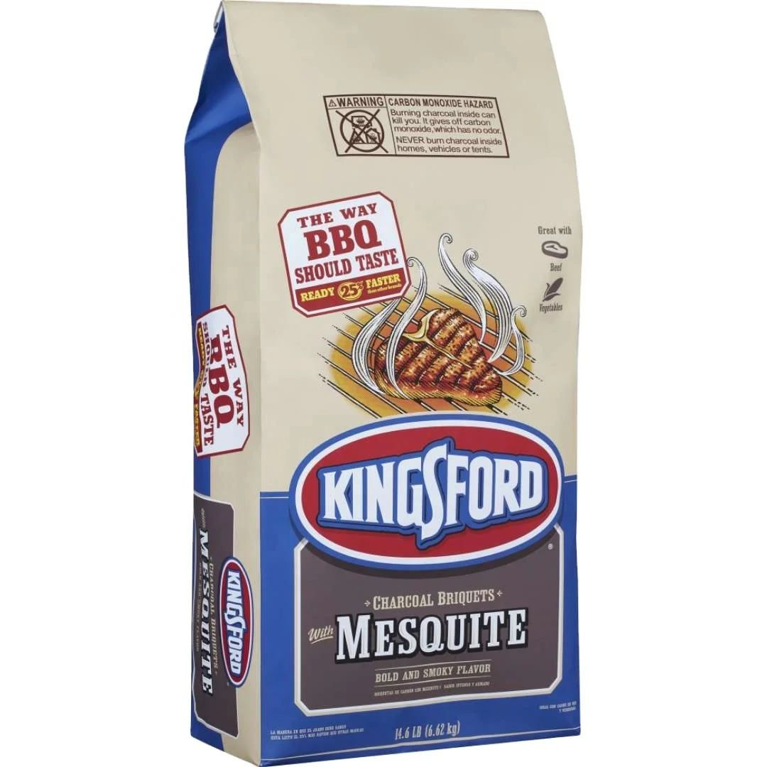 4kg 5kg 11lbs Bbq Barbeque Charcoal Packaging Kraft Paper Coal Bags For