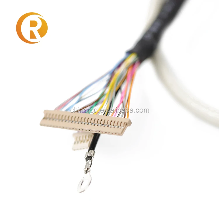 Manufacture 5Pin 25Pin 30Pin Lvds Cable with JST Molex Connector - ANKUX.COM