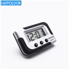 Factory direct mini silver black car electronic small alarm clock