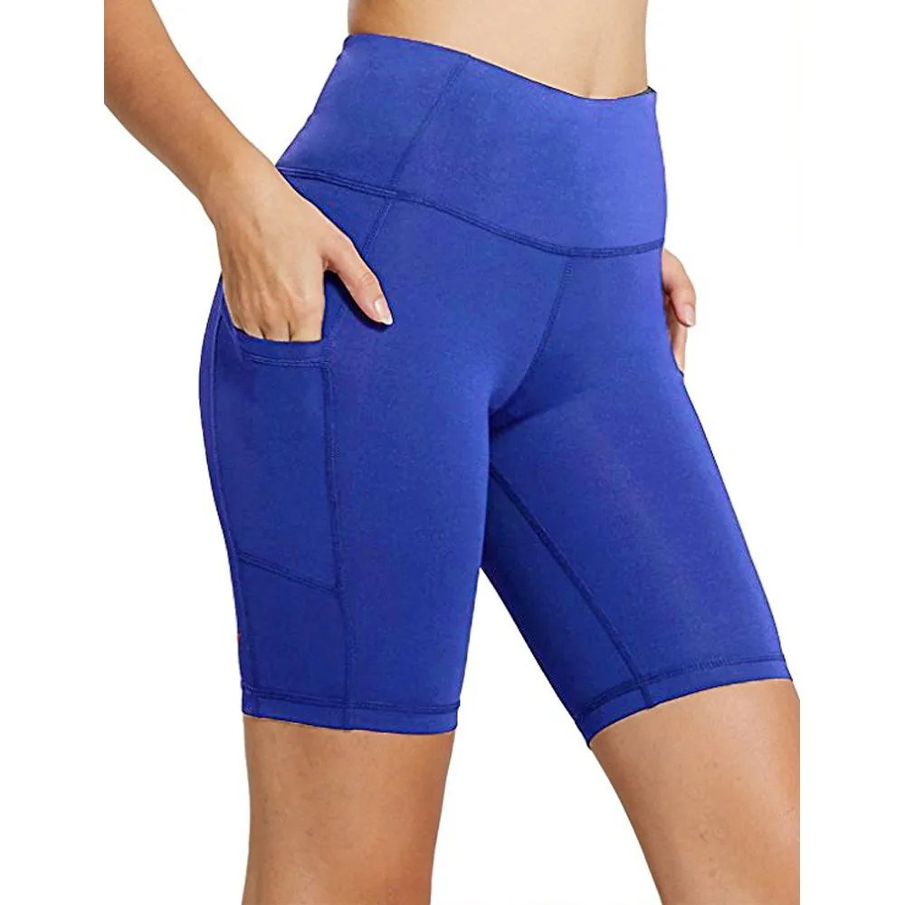 womens long gym shorts