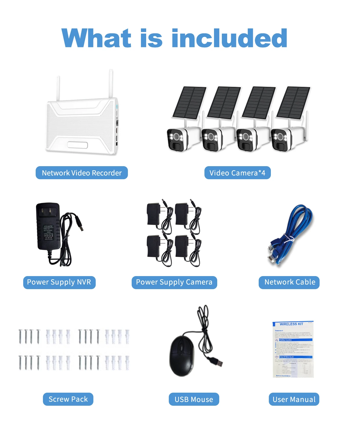 Vs Hd Solar Power Nvr Kit Cctv 4ch Nvr Kit Security Camera System ...