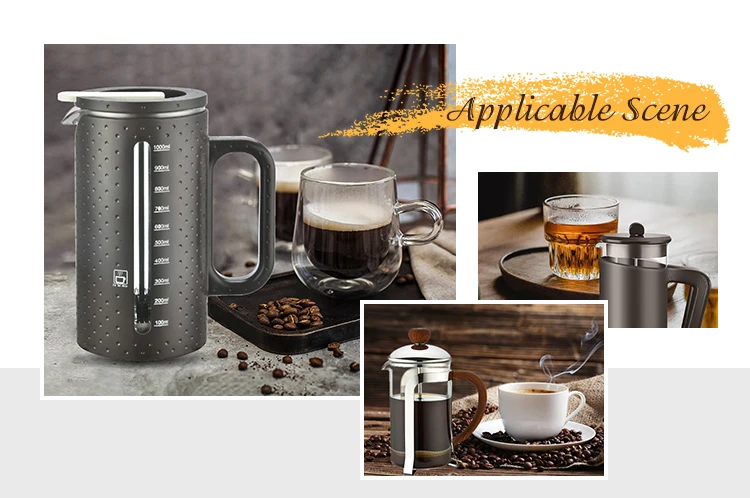 Wholesale hot sale glass borosilicate tea maker portable coffee maker with filter