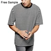 OEM factory wholesale custom men drop shoulder oversized striped t shirt