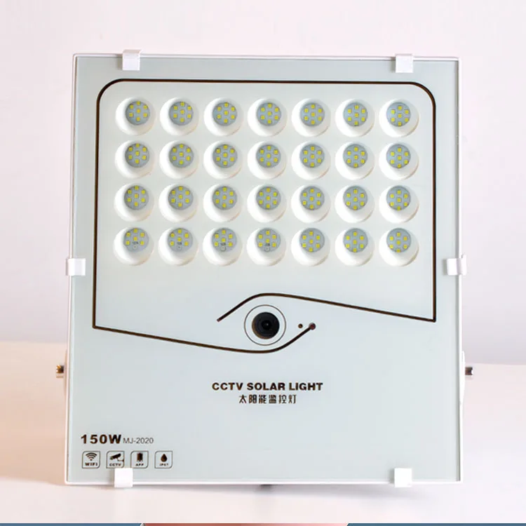 IP65 CCTV Camera Flood Light 150W Outdoor Solar Garden Monitoring Light