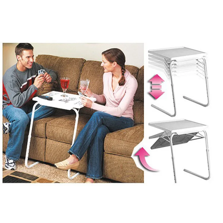 Dormitory Artifact Folding Lazy Bed Laptop Desk Portable Adjustable Computer Desk