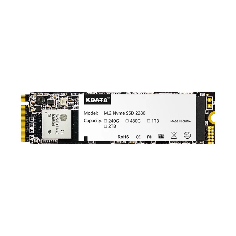 Exascend PE4 16TB M.2 SSD mounted on motherboard with heatsink