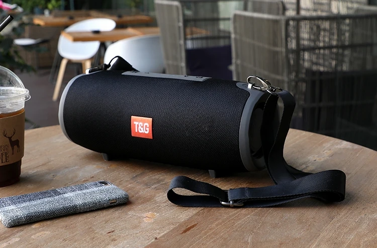 TG-118 wireless speaker Fabric 10w OEM UsB and TF card reader Hands-free built-in Battery Aux input FM Radio Usb input - ANKUX.COM