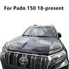 Bonnet protector Bonnet Hood Guard For Toyota Landcuriser LC 150 2019 hood guard acrylic black