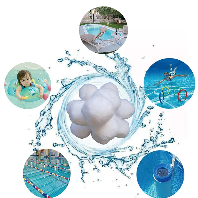 SGS/CE/AMZ/ISO9001 Passed Factory Fiber Ball Filter Media Filter Balls For Industry/Rain/River Water Treatment