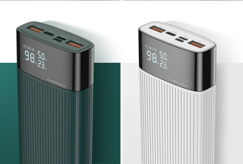 super large capacity type-c power bank 20000mah multi-interface digital display mobile power fast charging power banks - ANKUX.COM