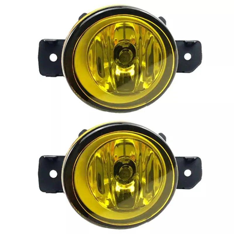Car Fog Lights With Amber Leans For Nissan Universal 2004 2005 2006