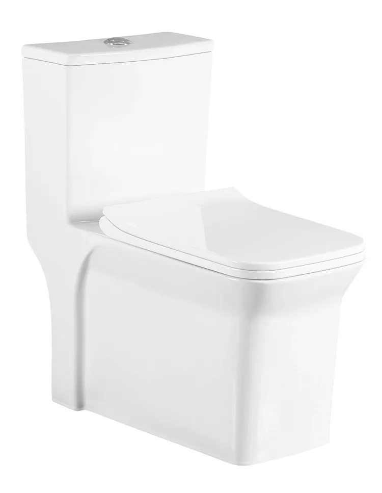 New design apartment office building hospital dual flush  one piece siphonic toilet