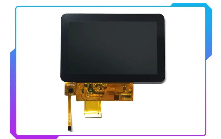 RGB 800x480 resolution 5 inch capacitive touch screen display