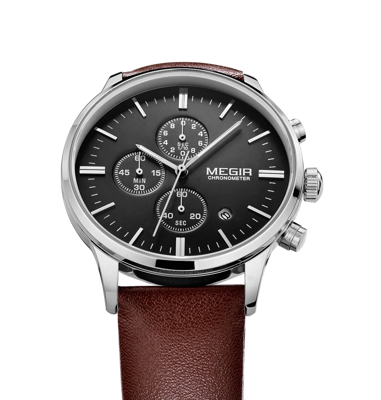 2019 热卖 mebir 2011 新款时尚 3atm 防水计时薄金手腕石英手表为