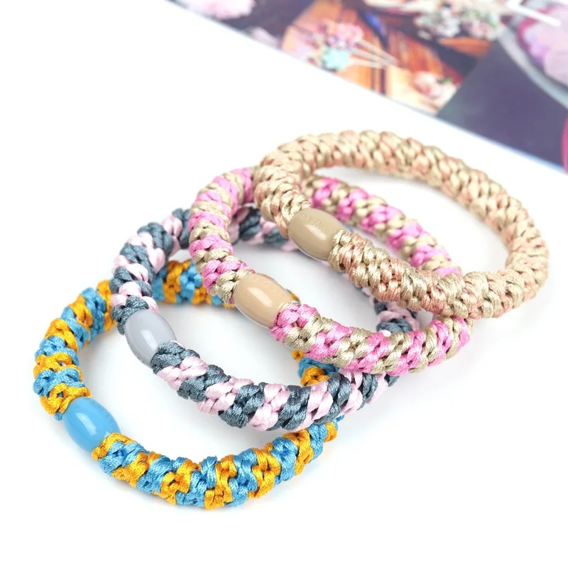 New Arrived Simples Fashion Colorful Rubber Korean Elastic Hair Ring ...